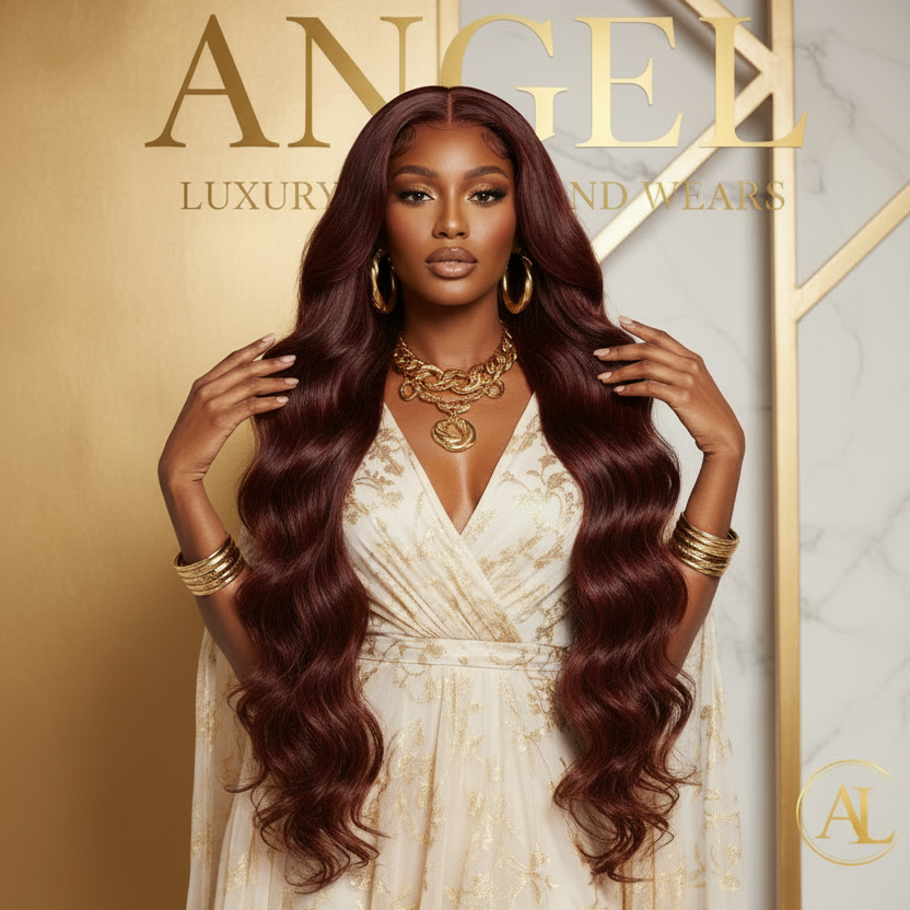 Angel Luxury Hair - Hero with Logo