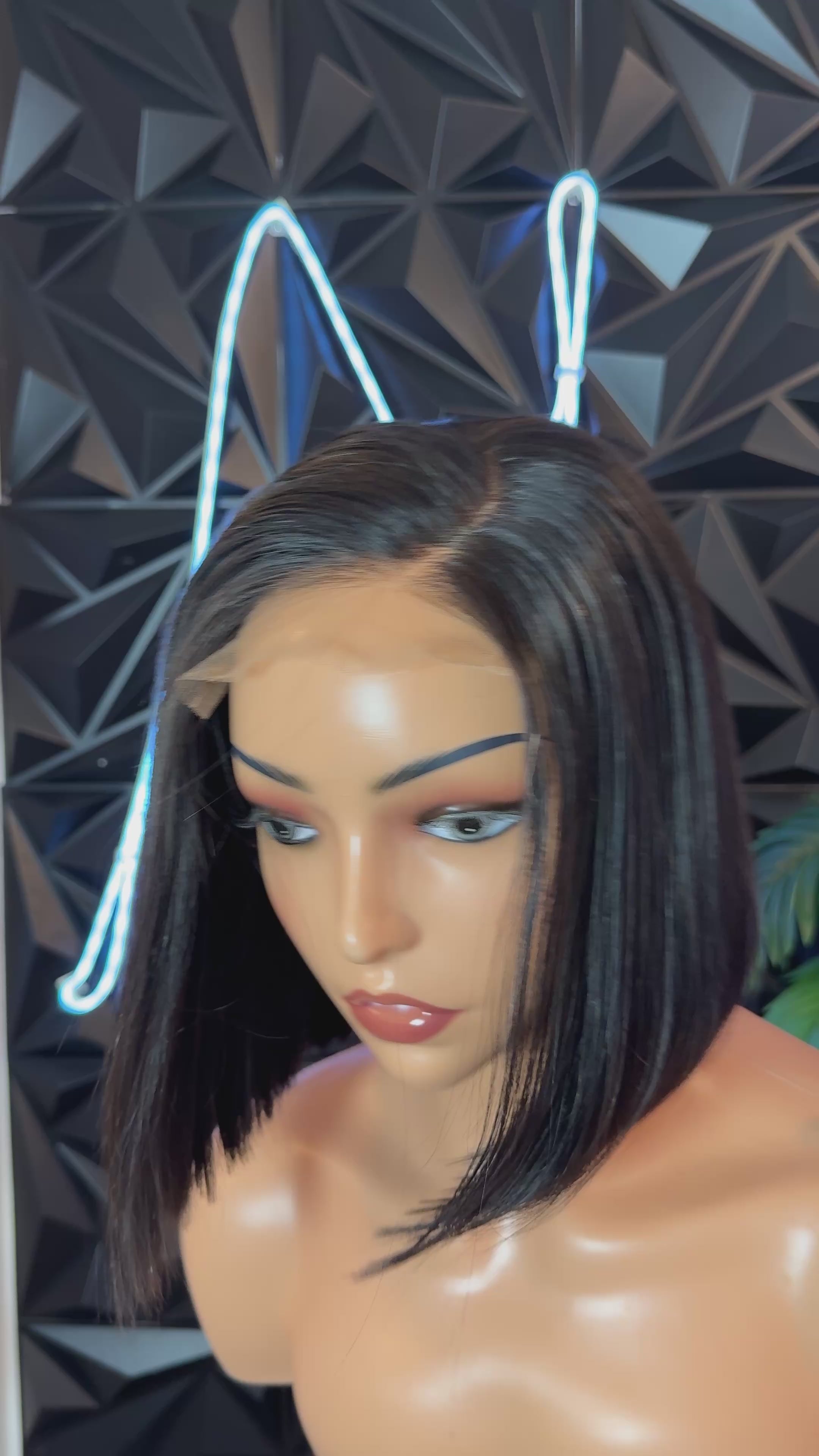 Halo SDD 10 inch 100%Human hair Wig