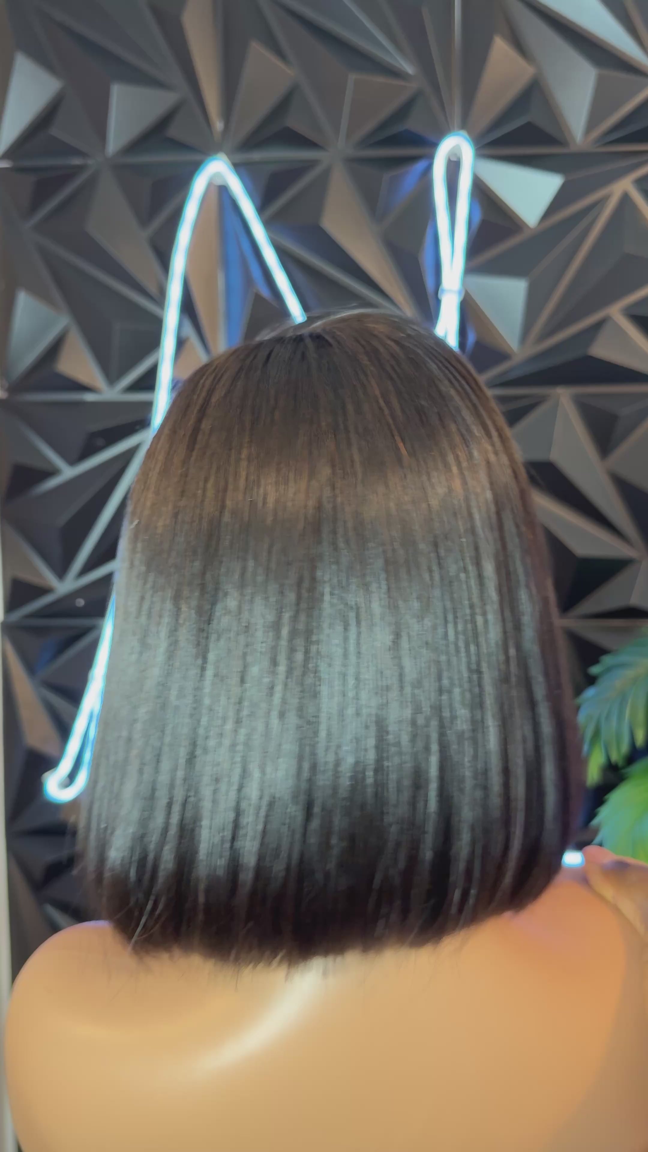 Halo SDD 10 inch 100%Human hair Wig